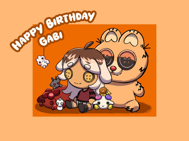 A birthday gift for my friend featuring some of their favorite mascots